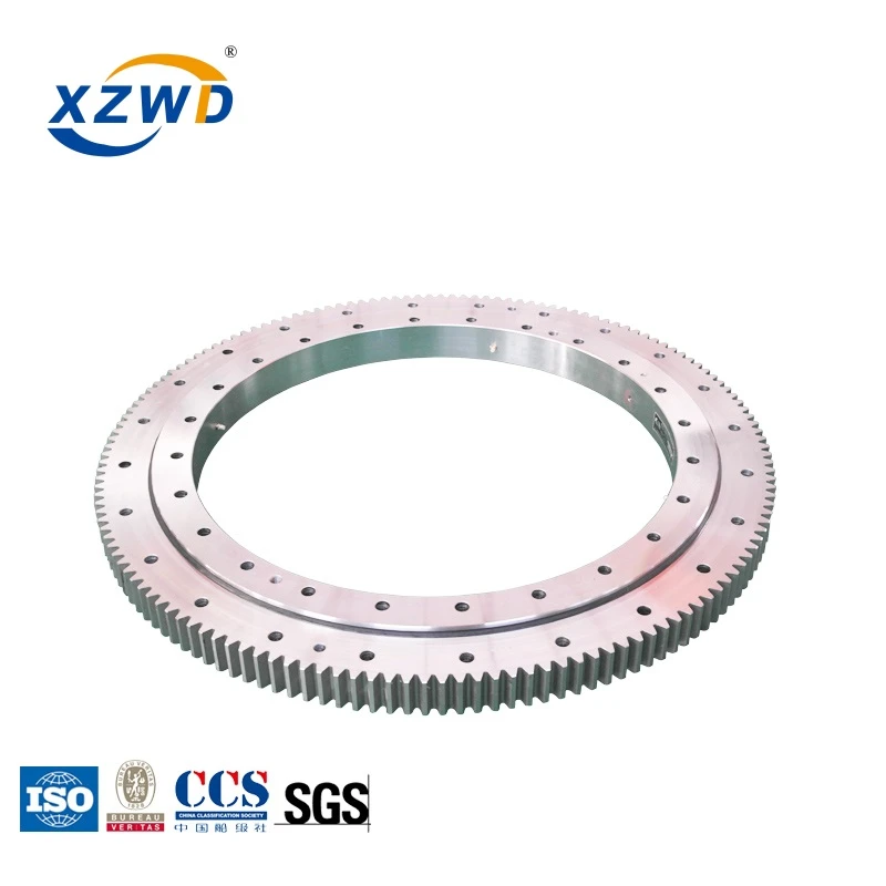 promotion four-point contact ball antex slewing bearing with deformable