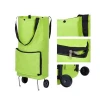 Promotion reusable grocery foldable shopping trolley bag market trolley