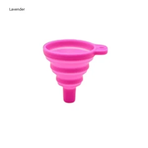 Promotional Home Kitchen Creative Silicone Folding Oil Funnel