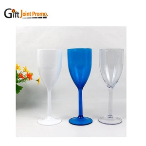Promotional unbreakable Plastic Champagne flute Wine Glasses