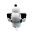 Import PVC gift animal black and white puppy mobile phone holder from China