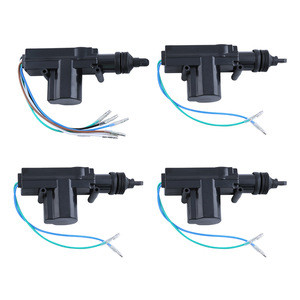 Quality Universal 1master 3 central door locking actuators DC12V compatible with car alarm system