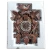 Quartz cuckoo clock movement with chiming bird comes out, antique style cuckoo wall clock,wood material