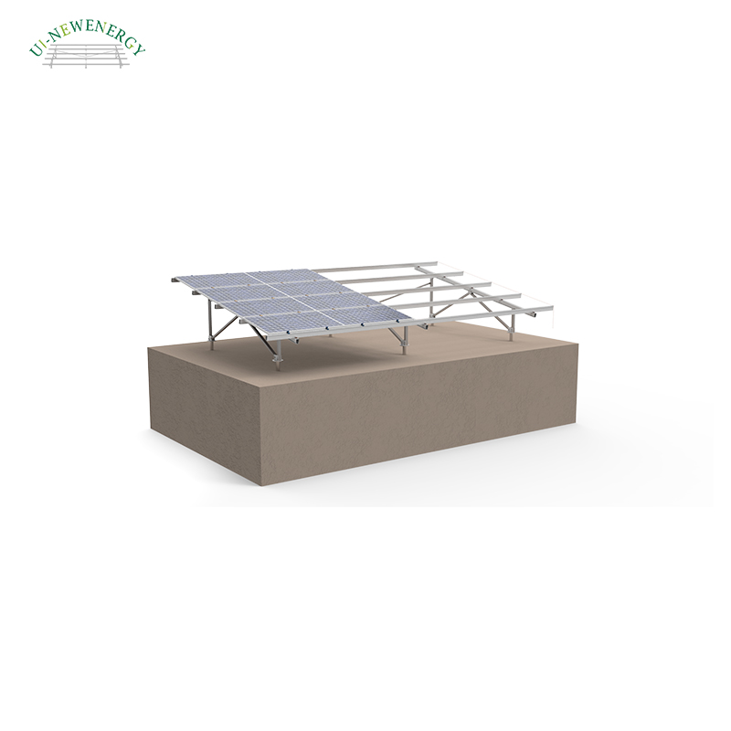 Buy Rack Mounting Aluminum Ground Support For Solar Panel from Xiamen ...