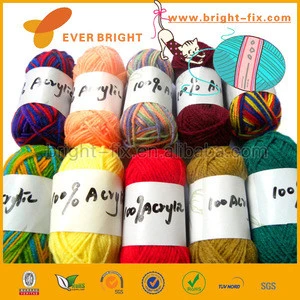 rainbow color 100% acrylic yarn product,colorful knitting wool yarn, wool roving yarn for hand knitting sweater