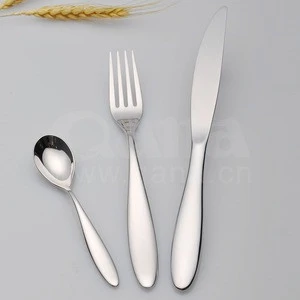 Re-usable package 3pcs cutlery set / dinner knife,dinner spoon,dinner fork cutlery