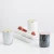Real Marble Pen Holder Pencil Pot Cup Desk Brushes Dispenser Candle Cup Vanity Jar Flower Vase Desk Organizer with Metal Lid