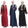 Red Diamonds Muslim Abaya Kimono Arabe Kaftan Dubai Hijab Dress Turkey Caftan Islamic Clothing Abayas For Women Ramadan Robe