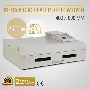Reflow Soldering Machine T962C Reflow Oven 2800W 400 x 600 mm Infrared Heater Soldering Machine Automatic (T962C)