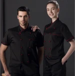 Restaurant Western Restaurant Hotel After Kitchen Baking Short Sleeve Chef Workwear