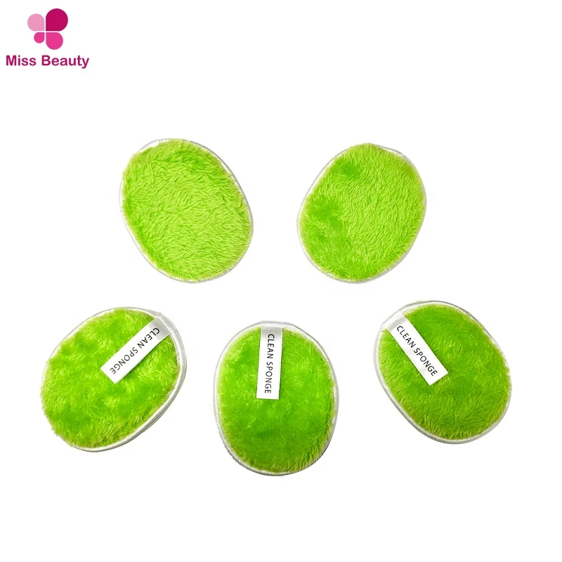 Reusable Face Cleanser Plush Puff Makeup Remover puff Cleansing Sponge