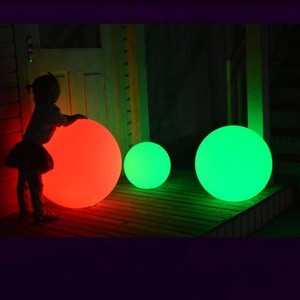 RGB color change solar glow balls led floating pool decorations balls of light for pool