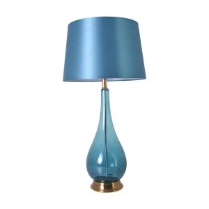 romantic glass  table lamp used in hotel