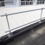 Roof Fixed Railing System Aluminum Handrail Safety Parapet Guardrail