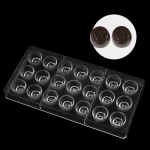 Rose Shape for Pralines Truffles Sweets Candies Food Safe BPA-Free Plastic Polycarbonate Chocolate Mold