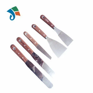 Rosewood Sapele wooden handle stainless steel scraper putty knife