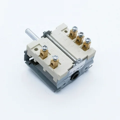 Buy Rotary Selector Switch 4 Pole 16amps 250volts 2 Position On-off ...