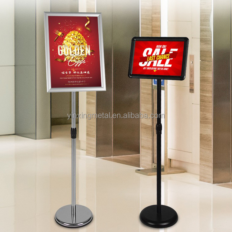 Buy Round Base Floor Standing Adjustable Menu Holder Advocate Pedestal ...