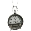 Round Metal Good Quality Old Style Table Clock