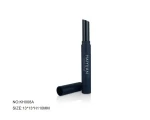 Round shape cosmetic slim black lipstick tube balm stick plastic tubes