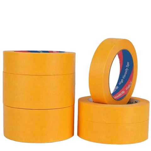Rubber glue waterproof gummed painter crepe writable colorful customizable general purpose masking tape
