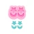 Import S1231 moon star silicone earring stud mold for resin crafts from China