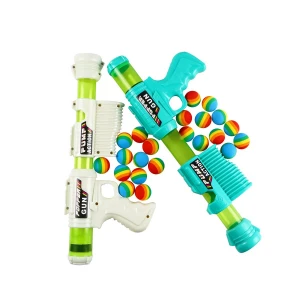 Santo Norda 2 Pcs Guns Toy Foam Ball Bullet Gun Ball Mix Colors Wholesales Eva Air Power,air Gun Toy Game Play Eva+pvc+pva 94401