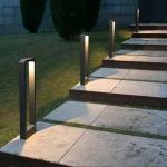 Savia lights outdoor garden/lawn lamp 100-240V 7W 3000K IP44 Aluminum LED COB landscape bollard path road street post light