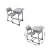 Import School Furniture Classroom Desk And Chair Cheap Study Table And Chair Set from China