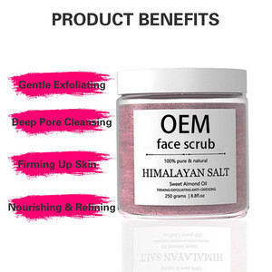 Self brand natural exfoliating facial cleanser Himalayan Salt Body Scrub