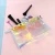 Import Sellable transparent cosmetic Pencil case handle transparent bag from China
