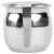 Import Set of 3 Mirror Finish Stainless Steel Bell Creamers in Assorted Sizes of Large, Medium and Small from India