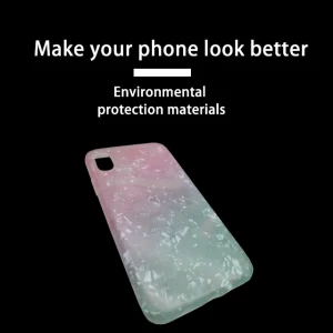 Shell Texture Gradient TPU Material Half Package Mobile Phone Case