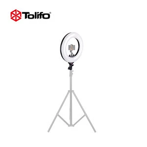 Shenzhen Tolifo professional audio, video, studio ABS shell adapter powered LED light Led ring light