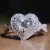 Import Shiny Zircon Heart Love Shape Silver White CZ Rings from China