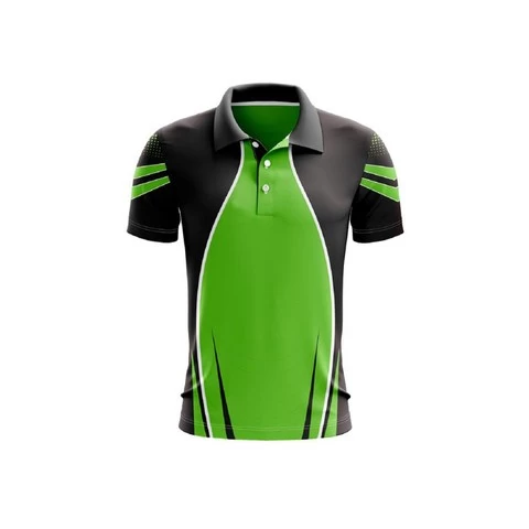 Short sleeve polo collar sublimation designs picture cricket uniform