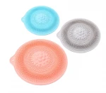 silicone bath mat Non-slip Bathroom Mat Lazy Wash Feet Bath Bead Massage Pad