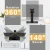 Import Single Computer Monitor Free-Standing Desk Mount Riser, 32 inch TV Stand with Swivel 360 Rotation Vesa Base Stand from China