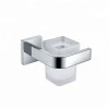 Six-piece bathroom set hotel wall mouted stainless ceramic glass soap dish