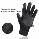 Ski & Snow Gloves - Waterproof & Windproof Winter Touch Screen Gloves - Thermal Winter Glove Liners for Texting, Cycling
