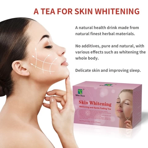 Skin whitening tea winstown whitening and spots fading tea Whiten Smoothing Care Rejuvenate detox Beauty tea