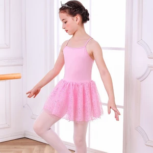 Sleeveless Ballet Dress Girl Dance Dresses Tutu Dress For Baby Child Girls Kids Children High Quality Tulle Custom Dance Wear