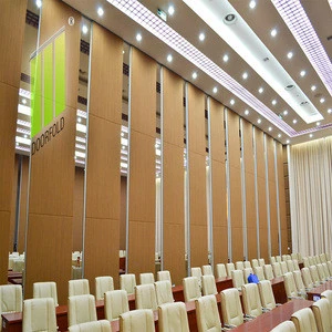 sliding folding partition for conference room sound barrier walls supplier china soundproof bifold doors