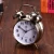Import Small cheap funny antique alarm clock Gold double bell alarm clock ringing bell from China