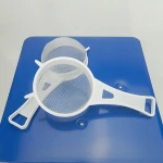 small Gadget  kitchen cooking tool Soy Milk Flour sieve plastic mesh strainer soup colander strainer with pp long handle