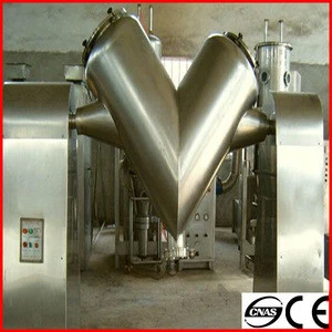 Small Pharmaceutical Chemical Industrial V Powder Mixing Machine