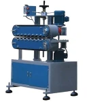 Small Plastic double belt haul off machine for plate pulling  /plastic two cavity tractor custom haul off machine