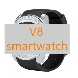 Smartwatch SIM Phone Call Watch Making Call Sleep Tracker Step Counter Push Message Anti-lost Smart Watch V8