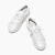 Import Sneakers Cow Leather Women White Handmade Custom Casual Flat Derby Shoes 29008 from China