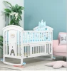 Solid wood mini crib sized for urban living spaces convertible crib baby bed in turkey for kids crib set